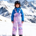 thumbnail image 6 of Ruyang Kids Thermal Snow Pants Boys Girls Winter Waterproof Trousers Thick Warm Ski Overalls Windproof Elastic Snowsuit, 6 of 7