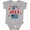AC-Heather Grey, variant on Inktastic the 4th of July- Boys or Girls Baby Bodysuit