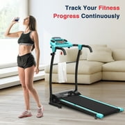 Redliro Portable Folding Treadmill Incline 220LBS Electric Walking Running Machine 6.5MPH Home Office