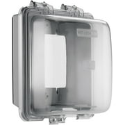Cooper Wiring Devices WIU-2 Weather Box Horizontal/Vertical Mount While-in-Use Weather Protective Cover, Gray