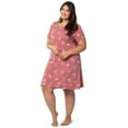 thumbnail image 2 of Fruit of the Loom Women's Soft and Breathable Pajama Sleepshirt, Sizes S-5X, 2 of 7