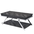 thumbnail image 4 of Steve Silver Roma Ensemble de Table Occasionnel 3 Pcs en Bois Gris Foncé et Stratifié, 4 of 10