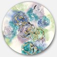 thumbnail image 1 of Designart 'composition Pastel Foral I' Art Mural en Métal Style Ferme, 1 of 3