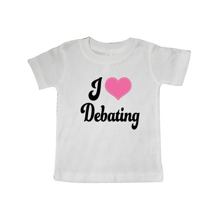 

Inktastic I Love Debating Gift Baby Girl T-Shirt