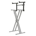 thumbnail image 3 of Abody Electronic Piano Stand Riser Universal X-Style Adjustable Keyboard Stand Musical Instrument Accessory, 3 of 7