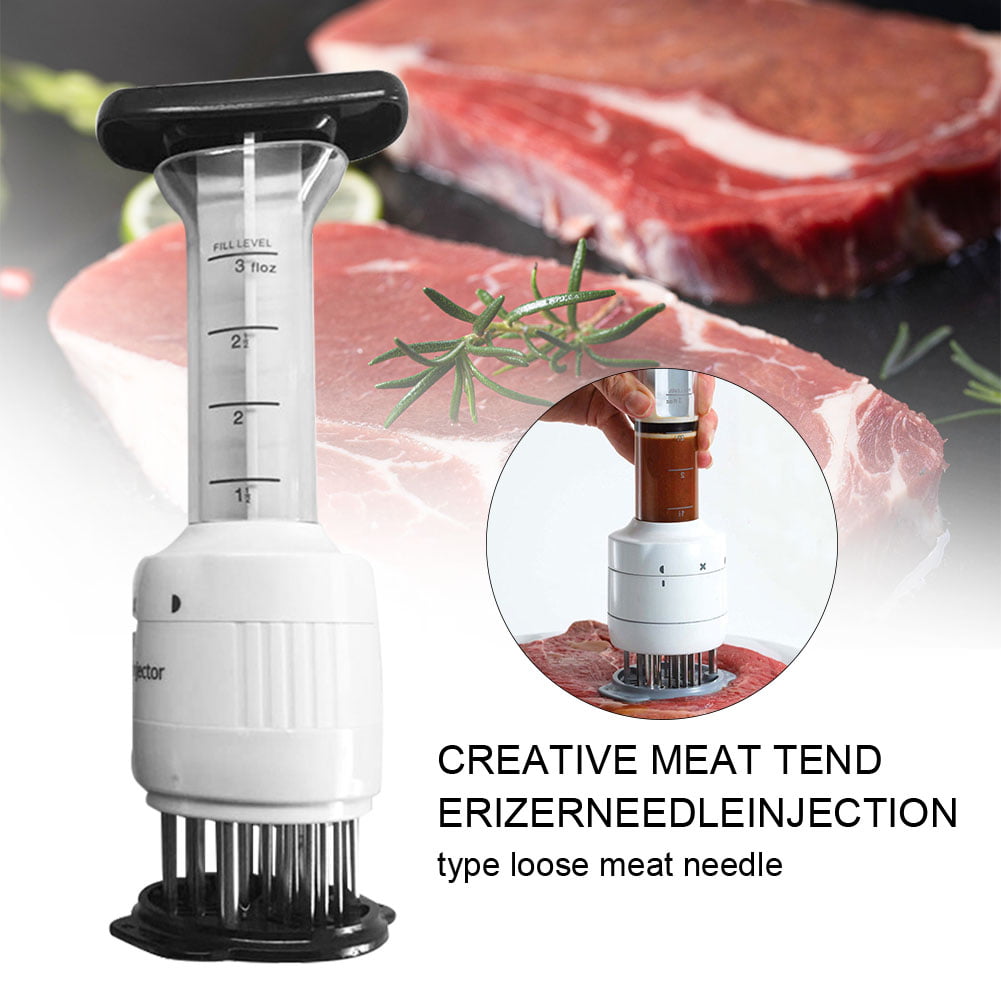 Details about   Stainless Steel Seasoning  Marinade Injector Needle Meat Tenderizer Kitchen BBQ 
