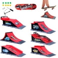 thumbnail image 2 of Mini Finger Skateboards Ramp Set Fingerboard Skate Park Ramp Mini Finger Skateboard Ultimate Park Set Ramps, 2 of 2