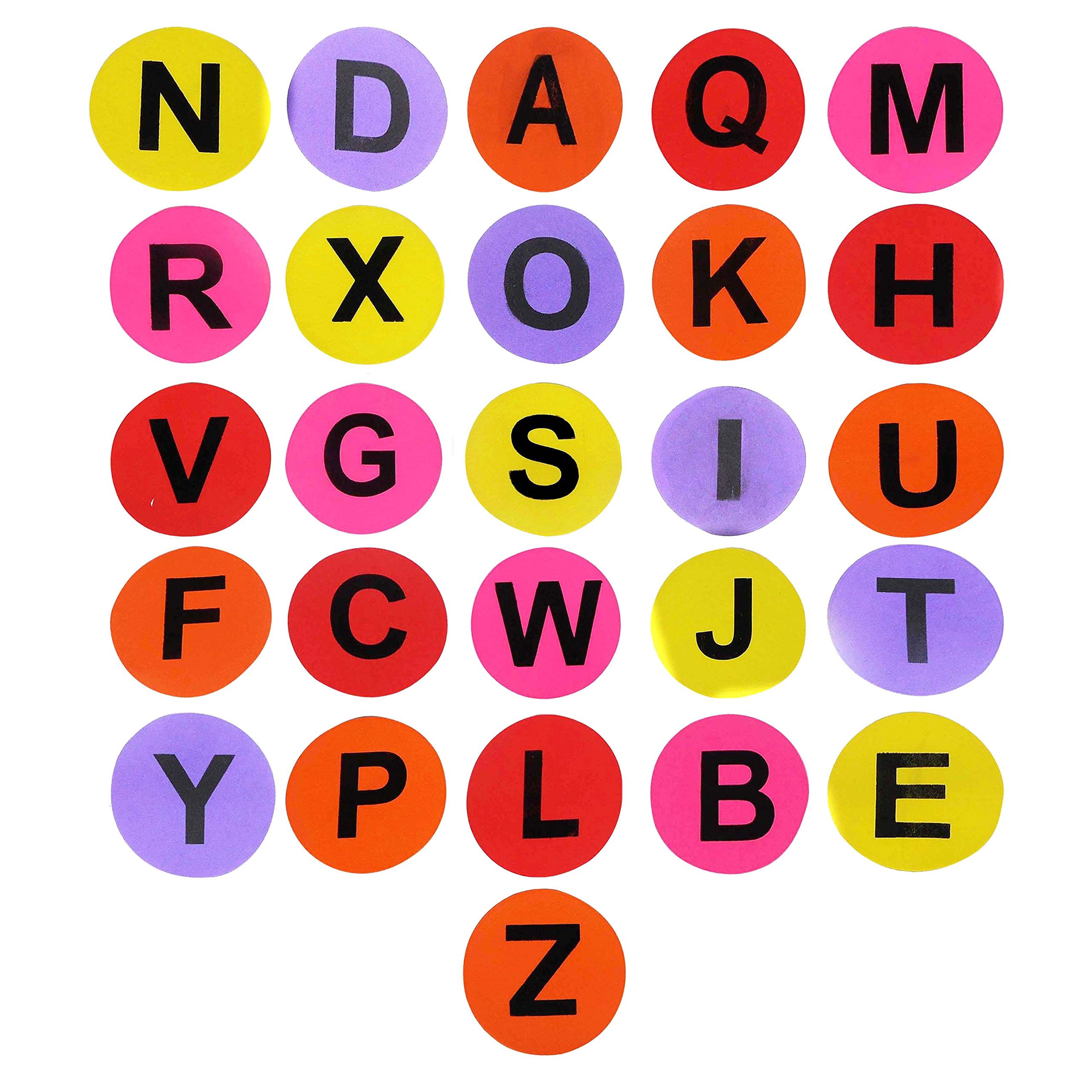 GSi 8-Inch Non-Slip TPR Spot Markers – Durable Round Floor Dots for Agility, Directional Drills & Indoor/Outdoor Training (Alphabet Variant)