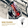 thumbnail image 2 of WHAMVOX Decorative Stopper Wine Pourer Silver Zinc Alloy 1Pc 4.4X3.3X2.6In, 2 of 8