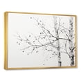thumbnail image 2 of Designart "Monochrome Birch Serenity II" Tree Birch Floater Framed Wall Decor, 2 of 5