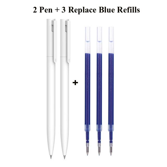 Senbaida Mi Gel Pen, Gel Pen, 0.5mm, Assorted Ink Colors, 2 Pack