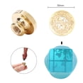 thumbnail image 2 of Cabeza de sello de doce constelaciones cabeza de cobre de sello de alivio 3D para tarjeta de boda, 2 of 9
