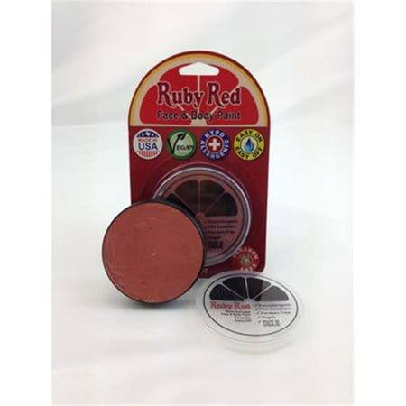 ruby red paint face paint, 18 ml - terracotta