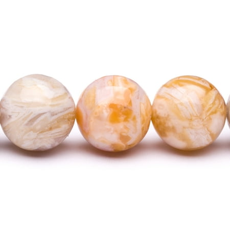 Crazy Agate Beads - Round - Shaped Crazy Lace Agate Beads Semi Precious Gemstones Size: 14x14mm Crystal Energy Stone Healing Power for Jewelry Making