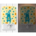 thumbnail image 2 of Caroline's Treasures BB6757CNL Polkadot Rabbit Ceramic Night Light, 6x4x3", multicolor, 2 of 2
