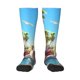 thumbnail image 1 of Balery Playful Hedgehog Forest Pond Calcetines novedosos Calcetines deportivos Calcetines hasta la rodilla Calcetines de algodón Calcetines originales y geniales, 1 of 6