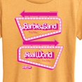 thumbnail image 3 of Barbie The Movie - Barbieland Real World This Way Signs - Women's Short Sleeve Graphic T-Shirt, 3 of 6