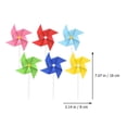 thumbnail image 2 of 18Pcs Windmill Shaped Cake Toppers Creative Birthday Party Cake Insert Cards Mixed Style, 2 of 8