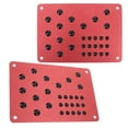 thumbnail image 5 of AURARMLET 2Pcs Red Aluminum Alloy Car Pedal Covers Non- Enhanced Grip Universal Fit Easy Installation, 5 of 8