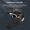 thumbnail image 3 of Casco Integral Mtb Montaña Desmontable+ Gafas Ce/sgs Xtellar Turquesa Ajustable, 3 of 4