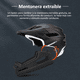 thumbnail image 3 of Casco Integral Mtb Montaña Desmontable+ Gafas Ce/sgs Xtellar Turquesa Ajustable, 3 of 4