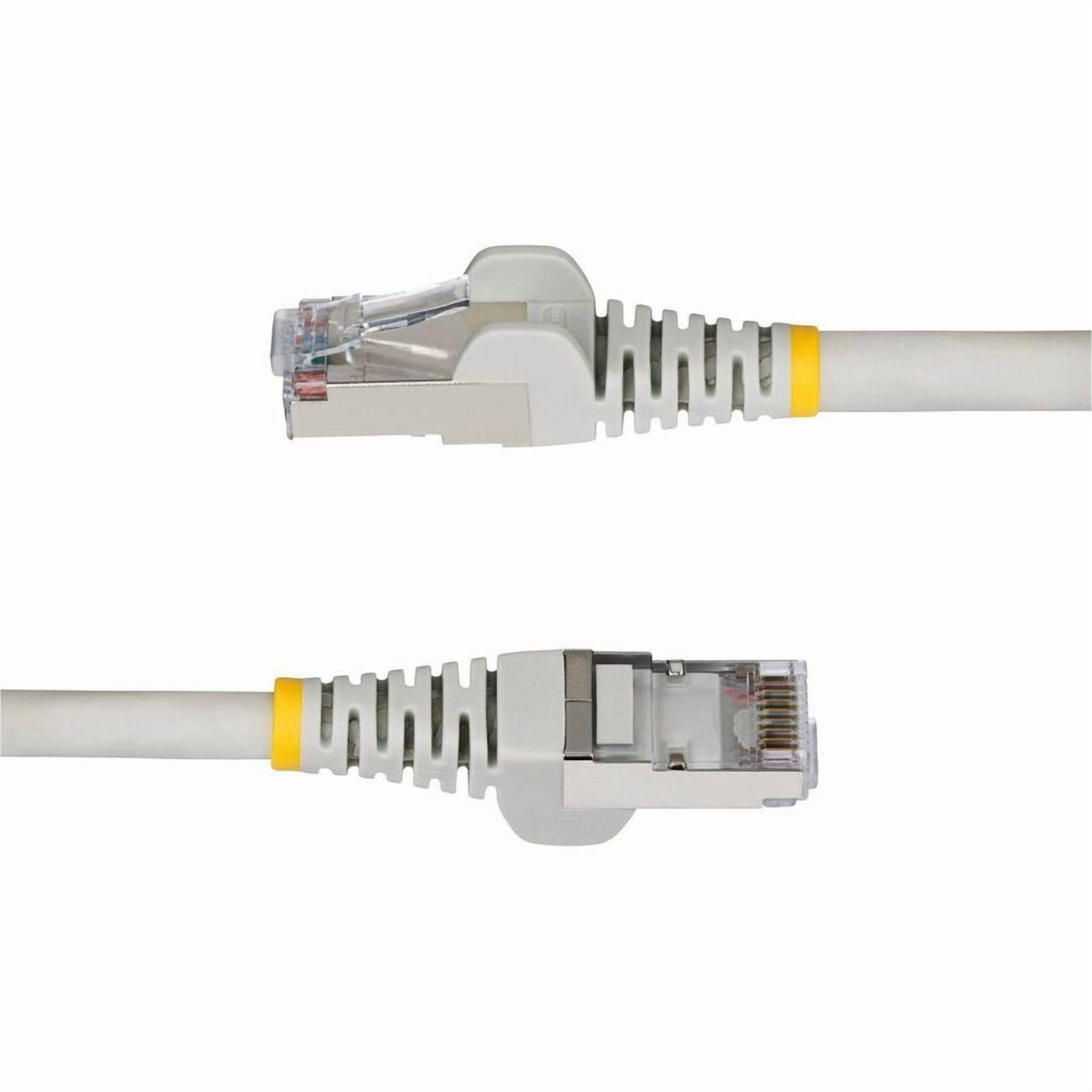 StarTech 100ft Gray CAT6a Ethernet Cable, Snagless RJ45, 10GbE, 100W PoE++, S/FTP, 500MHz, 27AWG Pure Bare Copper, LSZH
