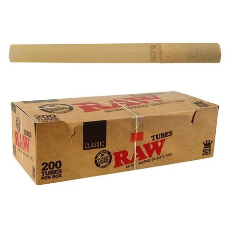 - Classic Natural Unrefined Rolling Paper - Pre Rolled Tubes (Regular) RAW - King Size