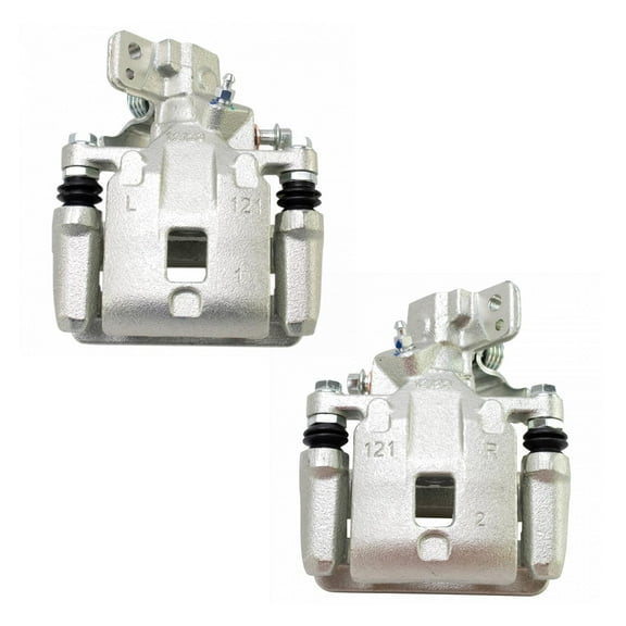 TRQ Rear Brake Caliper Set Compatible with 2016-2018 Mazda CX-3