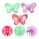 thumbnail image 3 of Repeler de aves de aves 3pcs Herramienta disuasor de Birth Forma de mariposa Repeler de molino de viento HOMEMAXS 14350698-MX, 3 of 6