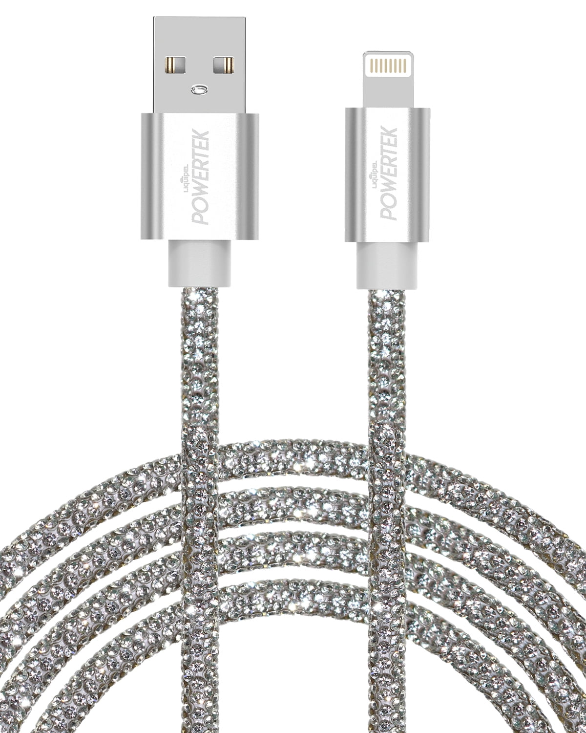 Liquipel Powertek iPad & iPhone Charger Cable, Fast Charging 6ft MFI Certified Lightning to USB