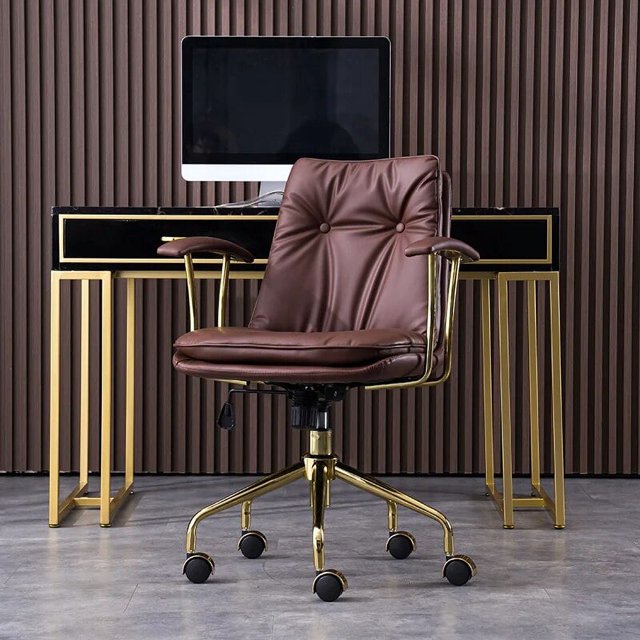 Luxury Computer Office Chairs Desk Comfy Desk Household Ergonomic Design Office Chairs Lifting Swivel Stoelen Furniture WZ50OC My Lux Decor Round