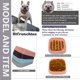 thumbnail image 4 of 1 cuenco para perro Bulldog francés de alimentación lenta – divertido cuenco para mascotas para perros y gatos – cuenco a rayas de comida lenta para mascotas sin asfixia (rosa) Sailing Electrónica, 4 of 5