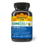 Country Life Core Daily-1 Multivitamin for Men, Energy Support, 60 Tablets, 2 Month supply, Certified Gluten Free