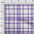 thumbnail image 2 of oneOone Georgette Viscose Dark Purple Fabric Tartan Fabric For Sewing Printed Craft Fabric By The Yard 42 Inch Wide, 2 of 4