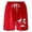 Red, variant on Shadoumai Boys Short Shorts Animal Print Elastic Waistband Cotton Jogger Shorts Comfy Holiday Beach Pants Summer Short Pants Clothing