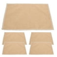 thumbnail image 4 of Shisuyan Washable Mat Light Brown Polyester Cotton Fabrics 6Pcs 17.68X11.79X0.08in, 4 of 8
