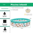 thumbnail image 2 of Alberca Infantil Inflable Circular Bestway de 3 Anillos, 2 of 8