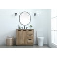 thumbnail image 2 of Elegant Lighting VF19436NT Blake 36" Free Standing Single Basin Vanity Set - Wood, 2 of 4