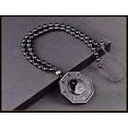 thumbnail image 3 of HOOUN Black Obsidian Yin Yang Necklace Pendant Chinese BAGUA Men's Women's Jewelry, 3 of 4