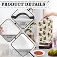 thumbnail image 4 of HELLHERO Coffee Maker Protection Polyester Kitchen Blender Dust Covers Cat Spider Web Pattern Multifunctional Kitchen Blender Dust Cover for Kitchen Counter, 4 of 6