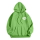 thumbnail image 5 of MHFRRA Sudadera con Capucha Estampada para Uso Diario Sudadera Informal para Mayor Comodidad y Estilo En Actividades Deportivas y de Ocio Verde, 5 of 5