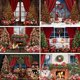 thumbnail image 2 of Mocsicka-telón de fondo de Navidad para niños, árbol de Navidad, corona de ventana, bosque de invierno, Fondo de fotografía para estudio fotográfico, 2 of 4