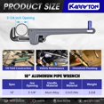 thumbnail image 2 of Llave de tubo KARRYTON, 45 cm, aluminio, mandíbula de 83 mm, 2 of 7