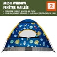 thumbnail image 4 of Ozark Trail Kids Play Tent, Easy Set up, Space Pattern, Blue, Ideal for 2 Children, 4 of 13