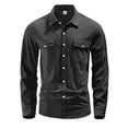 thumbnail image 7 of Delconic Men's Long Sleeve Sun Protection Shirt UPF 50+ UV Quick Dry Cooling Fishing Shirts for Travel Safari Camping Hiking Black 2XL, 7 of 7