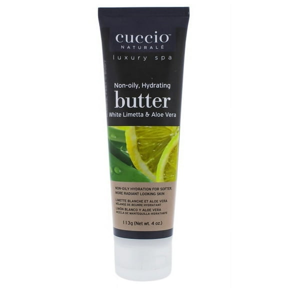 Cuccio Naturale Butter - White Limetta and Aloe Vera Body Cream 4 oz