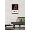 thumbnail image 2 of MLB Arizona Diamondbacks - Logo 22 Wall Poster, 14.725" x 22.375" Framed, 2 of 5