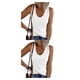 thumbnail image 3 of Camisetas sin mangas Qarigey Mujer Racerback Ajustado Blanco S, 3 of 6
