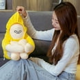thumbnail image 3 of Muñeco de peluche de hombre plátano amarillo, muñeco de peluche con imán, muñeco de hombre divertido, juguete de descompresión, cumpleaños, 3 of 5
