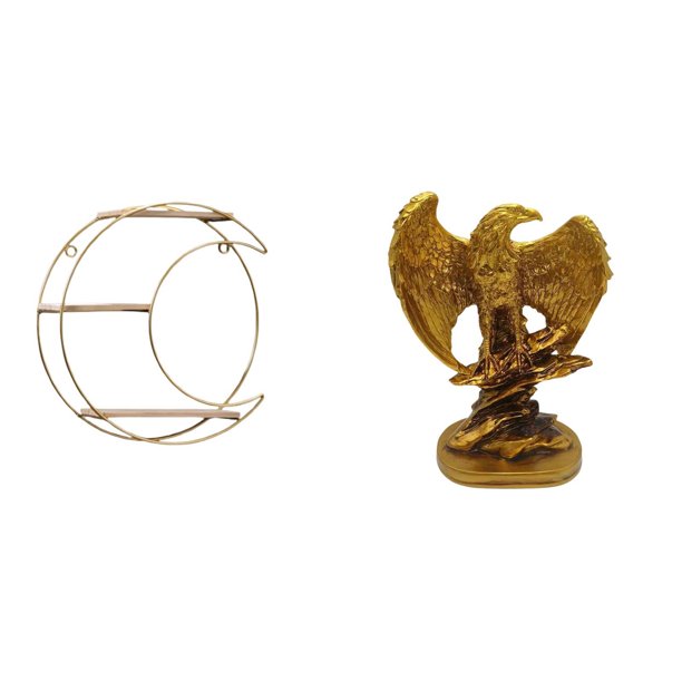 Estante de almacenamiento de pared,Estantería colgante de pared de metal de 3 niveles para decoración de dormitorio,Escultura,Estatua de resina,figura decorativa para el hogar.,Esculturas de